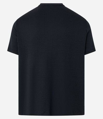 Remera Slim Acanalada con Textura Vertical 9