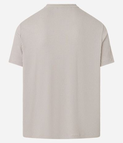 Remera Slim Acanalada con Textura Vertical 9