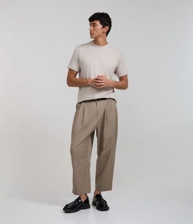 Remera Slim Acanalada con Textura Vertical 2