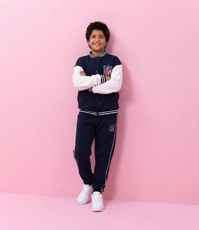 Pantalón Infantil en Algodón con Bordado NFL – Talle 5 a 14 años