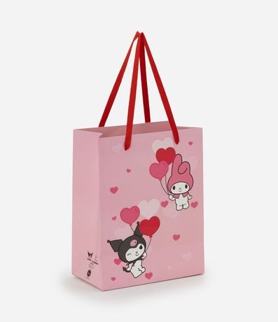 Embalaje de Regalo Pequena con Estampa Kuromi y My Melody