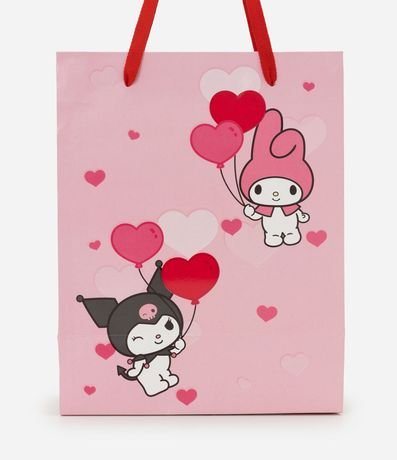 Embalaje de Regalo Pequena con Estampa Kuromi y My Melody 2