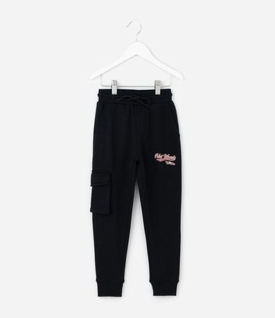 Pantalón Infantil con Bolsillo Cargo y Estampado Hot Wheels – Talle 4 a 10 años