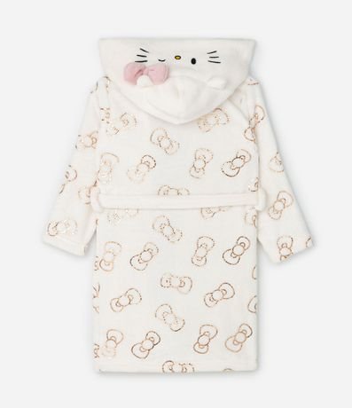 Bata de Baño Infantil con Capucha 3D Hello Kitty – Talle 3 a 16 años 2