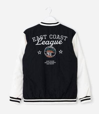 Campera Bomber Infantil con Bordado Lettering – Talle 5 a 14 años 2