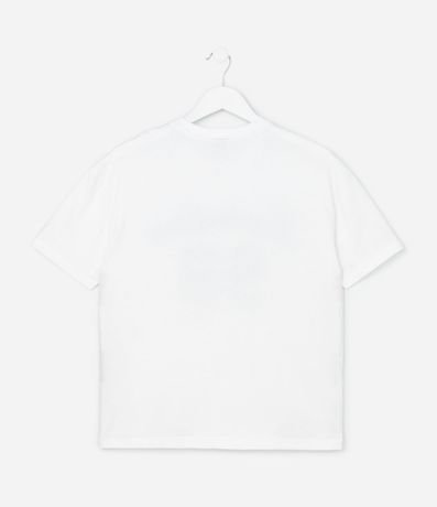 Remera Over Infantil con Estampa Lettering London  - Tam  7 a 16 años 3