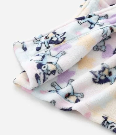 Bata de Baño Infantil con Estampa Bluey – Talle 3 a 12 años 4