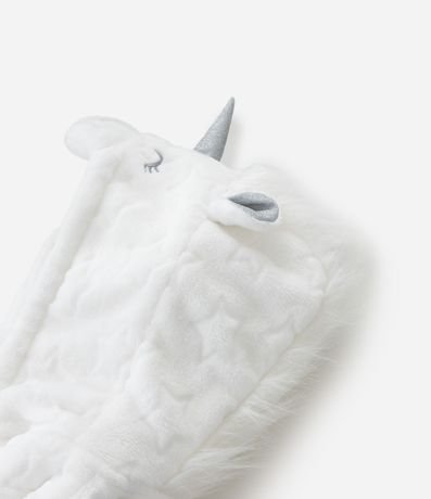 Bata de Baño Infantil con Relieve y Capucha Unicórnio – Talle 3 a 16 años 5
