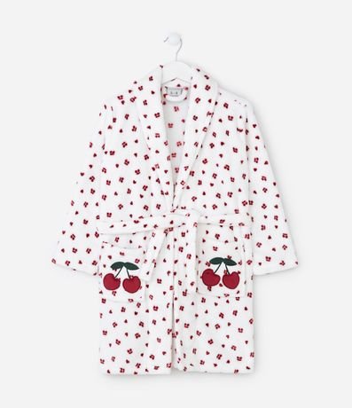 Bata de Baño Infantil con Cinto y Estampa de Cinnamonroll – Talle 5 a 16 años