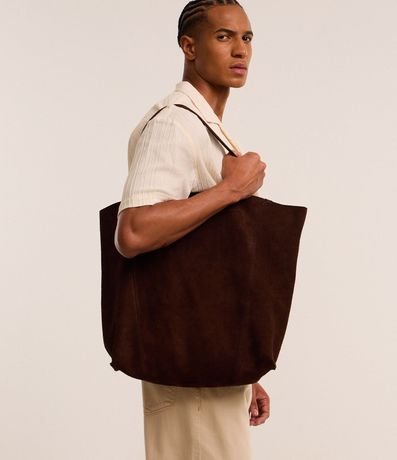 Bolsa Tote en Gamuza