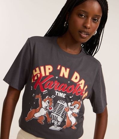 Remera T-shirt con Estampa Tico y Teco en el Karaoke 1