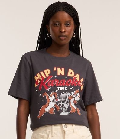 Remera T-shirt con Estampa Tico y Teco en el Karaoke 3