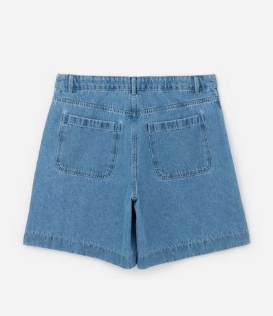 Bermuda en Jeans con Bolsillos Curve & Plus Size 7