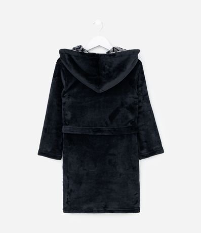 Bata de Baño Infantil en Fleece con Escudo Hogwarts – Talle 5 a 16 años 2