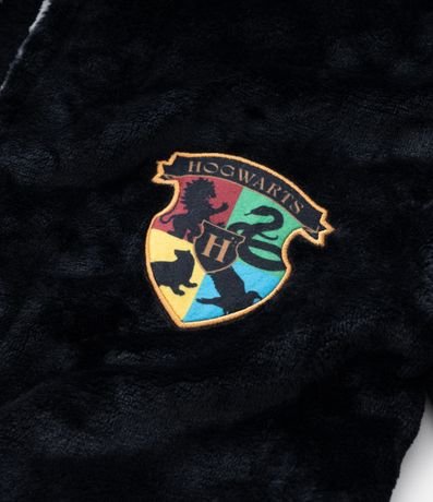Bata de Baño Infantil en Fleece con Escudo Hogwarts – Talle 5 a 16 años 6