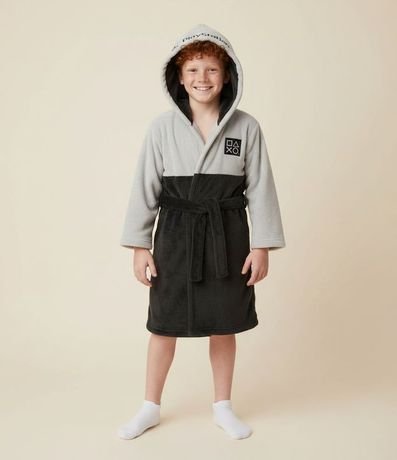 Bata de Baño Infantil PlayStation en Fleece - Talle 5 aos 16 años