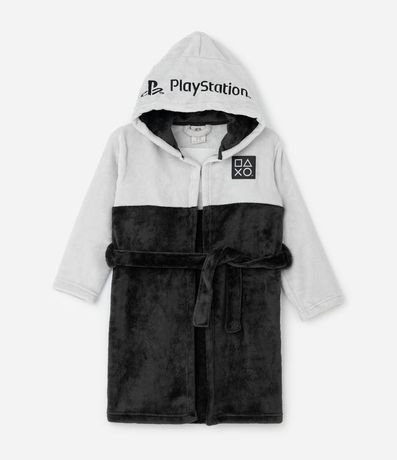 Bata de Baño Infantil PlayStation en Fleece - Talle 5 aos 16 años 2