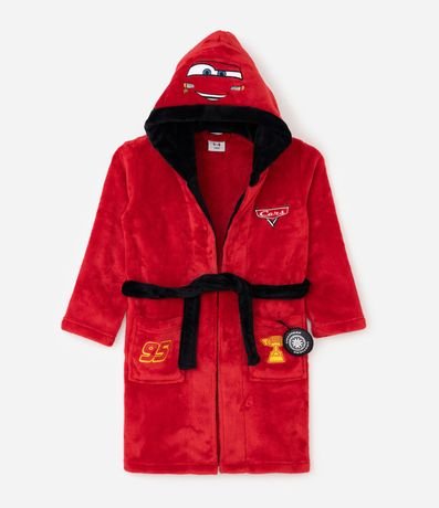 Bata de Baño Infantil con Estampa de Rayo Mcqueen – Talle 3 a 12 años