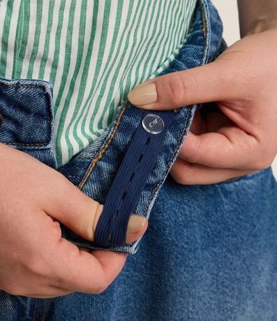 Short Mom en Jeans con Bordado Richelieu en la Bajo Curve & Plus Size 4