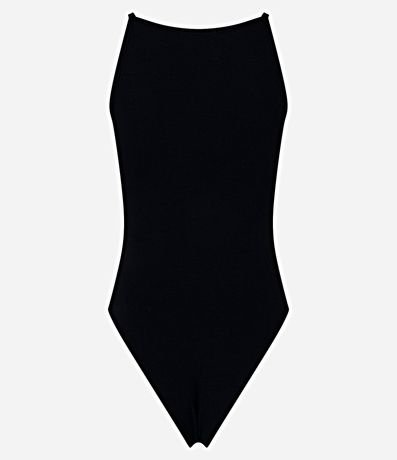 Body Canelado en Rib con Escote Recto 7