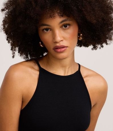 Body Canelado en Rib con Escote Recto 3