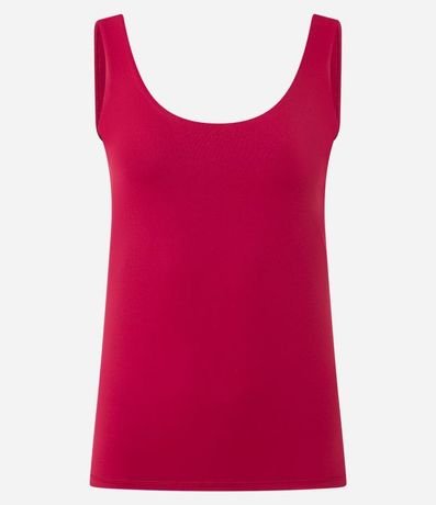 Blusa Musculosa en Poliamida con Escote U