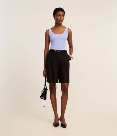 Blusa Musculosa en Poliamida con Escote U 2