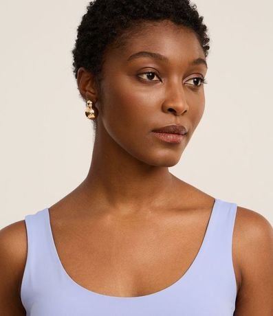 Blusa Musculosa en Poliamida con Escote U 4