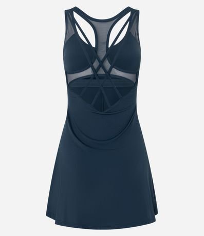 Vestido Deportivo en Microfibra con Shorts Interno 7