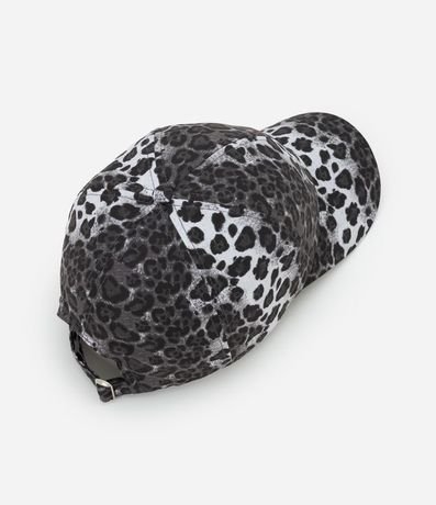 Gorra Aba Curva en Sarga Estampa Animal Print Leopardo 3