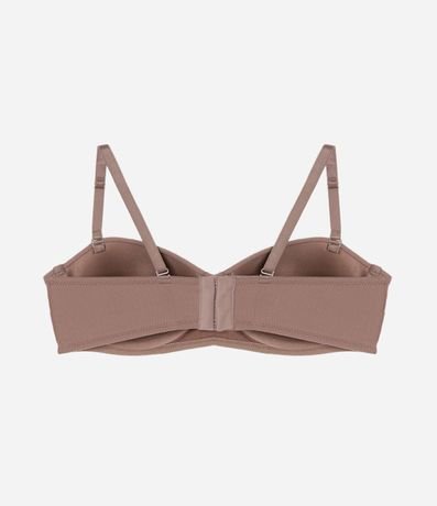 Soutien sin breteles con copa en Microfibra Texturizada 7