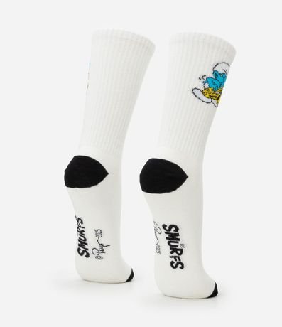 Media Caña Larga en Algodón con Estampa Los Putifos Musical 3