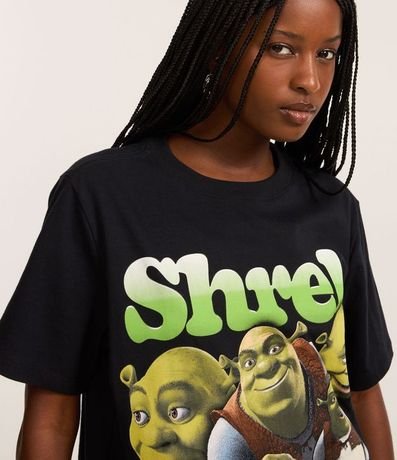 Remera en Algodón con Estampa Shrek 4