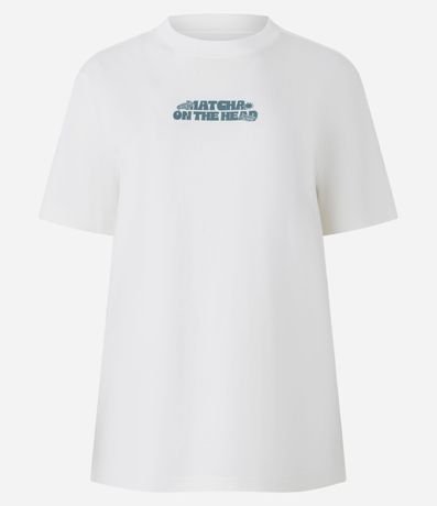 Remera T-shirt con Estampa Matcha