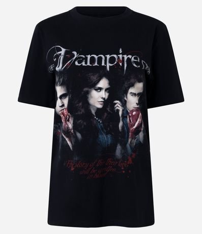 Remera T-shirt con Estampa Vampire Diaries 5