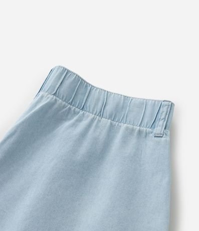 Pantalón Pantacourt en Jeans Delavê con Elástico en la espalda Curve & Plus Size 7