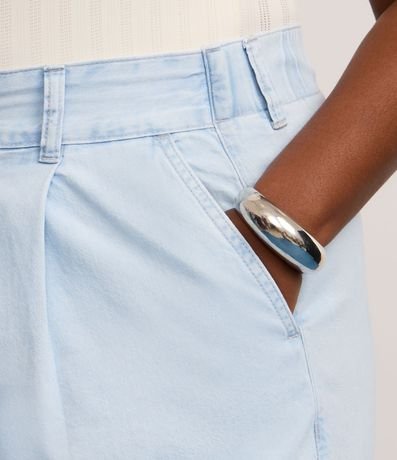 Pantalón Pantacourt en Jeans Delavê con Elástico en la espalda Curve & Plus Size 3