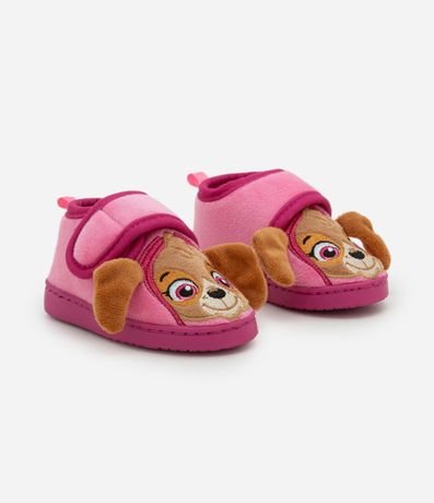 Pantufla Infantil en Fleece con Estampado Skye Paw Patrol – Talle 21/22 a 27/28