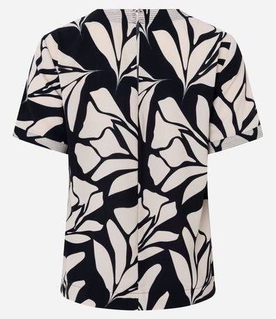 Blusa con Manga Corta y Estampado Floral 5