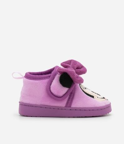 Pantufla Infantil Cerrada Minnie con Lazo 3D – Talle 19 a 28 4