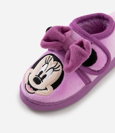 Pantufla Infantil Cerrada Minnie con Lazo 3D – Talle 19 a 28 6