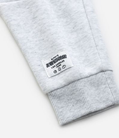 Pantalón Infantil en Algodón con Lettering Embossed – Talle 1 a 5/6 años 8