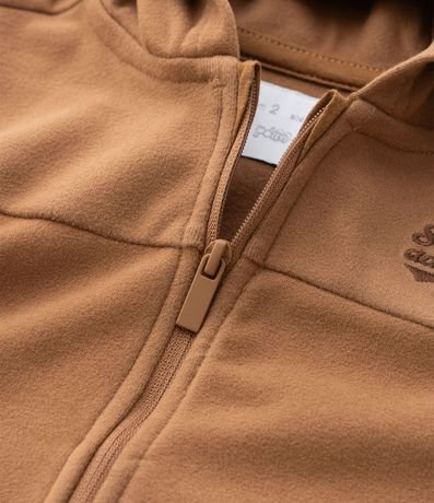 Buzo Infantil en Polar Fleece con Capucha y Bordado – Talle 1 a 5/6 años 5