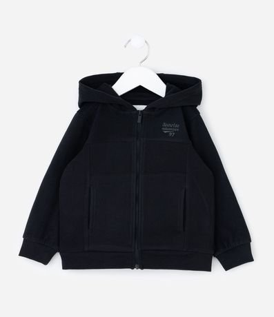 Buzo Infantil en Polar Fleece con Capucha y Bordado – Talle 1 a 5/6 años