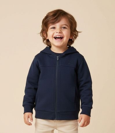 Buzo Infantil en Polar Fleece con Capucha y Bordado – Talle 1 a 5/6 años