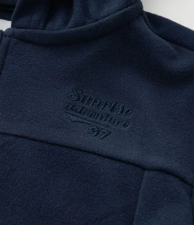 Buzo Infantil en Polar Fleece con Capucha y Bordado – Talle 1 a 5/6 años 8