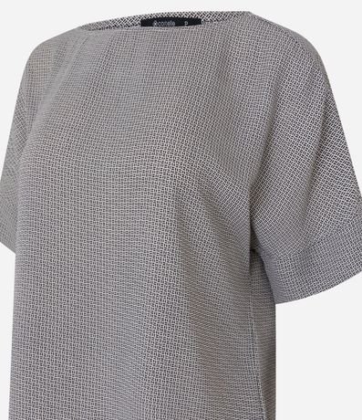 Blusa Femenina en Chiffon con Estampa Geométrica 2