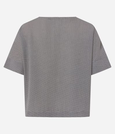Blusa Femenina en Chiffon con Estampa Geométrica 3