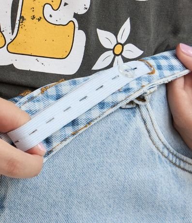 Pantalón Wide Leg en Jeans con Bolsillo Cargo Curve & Plus Size 4