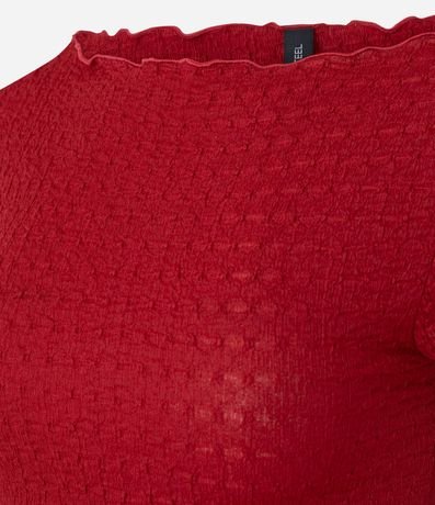 Blusa con Textura y Ondas en los Biés 6
